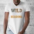 Reading Lover Apparel Wild About Reading Reading Books Men's V-Neck T-Shirt Reading Lover Apparel Wild About Reading Reading Books Men's V-Neck T-Shirt