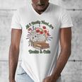 All I Really Need Are Books And Cats Book Lover Tee Men's V-Neck T-Shirt