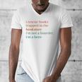 I Rescue Books Trapped In The Bookstore I'm Not A Hoarder Men's V-Neck T-Shirt I Rescue Books Trapped In The Bookstore I'm Not A Hoarder Men's V-Neck T-Shirt