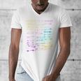Return To Library Card Book Due Date Bookish Rainbow Reading Men's V-Neck T-Shirt