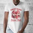 Romance Book Reading Bookish Romance Reader Social Club Men's V-Neck T-Shirt Romance Book Reading Bookish Romance Reader Social Club Men's V-Neck T-Shirt