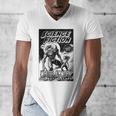 Science Fiction Writer At Work Vintage Book Cover Men's V-Neck T-Shirt Science Fiction Writer At Work Vintage Book Cover Men's V-Neck T-Shirt