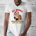 Smut Reader Christmas My Books May Be Naughty But I'm Nice Men's V-Neck T-Shirt