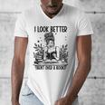 Smutty Spicy Book Smut Reader I Look Better Bent Over A Book Men's V-Neck T-Shirt Smutty Spicy Book Smut Reader I Look Better Bent Over A Book Men's V-Neck T-Shirt