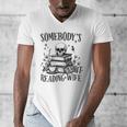 Somebody's Smut Reading Wife Smutty Book Lovers Men's V-Neck T-Shirt