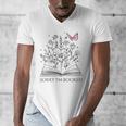 Sorry I'm Booked Book Lover Teachers Librarians Men's V-Neck T-Shirt
