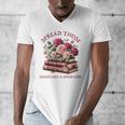 Spicy Books Spread Those Pages Like A Good Girl Dark Romance Men's V-Neck T-Shirt