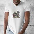 Spread Those Pages Like A Good Girl Dark Romance Smutt Books Men's V-Neck T-Shirt Spread Those Pages Like A Good Girl Dark Romance Smutt Books Men's V-Neck T-Shirt