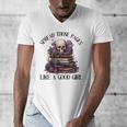 Spread Those Pages Like A Good Girl Dark Romance Spicy Books Men's V-Neck T-Shirt Spread Those Pages Like A Good Girl Dark Romance Spicy Books Men's V-Neck T-Shirt