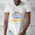 Straight Outta The Library Book Lover Men Women Premium Tri-Blend Men's V-Neck T-Shirt