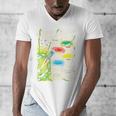 Superman Kryptonite Handbook Premium Tri-Blend Men's V-Neck T-Shirt