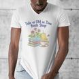 Tale As Old As Time Floral Bookshop Romantic Men's V-Neck T-Shirt Tale As Old As Time Floral Bookshop Romantic Men's V-Neck T-Shirt