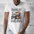 Teacher Bookworm Book Lover Panda Reading Book Librarian Tee Men's V-Neck T-Shirt