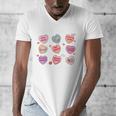 Things I Do On Valentines's Day Book Lover Candy Heart Men's V-Neck T-Shirt