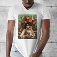 History Month Black Afro Girl Women Book Lovers Floral Men's V-Neck T-Shirt History Month Black Afro Girl Women Book Lovers Floral Men's V-Neck T-Shirt