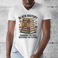 History Month Teacher Reading Book Lover Floral Stack Premium Tri-Blend Men's V-Neck T-Shirt History Month Teacher Reading Book Lover Floral Stack Premium Tri-Blend Men's V-Neck T-Shirt