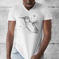 Tucson Festival Of Books TFOB 2010 Hummingbird Mascot Men's V-Neck T-Shirt