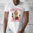 Valentine’s Day Wine Lovers Book Club We Read Wine Labels Men's V-Neck T-Shirt Valentine’s Day Wine Lovers Book Club We Read Wine Labels Men's V-Neck T-Shirt