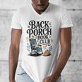 Vintage Reader Author Country Aesthetic Back Porch Book Club Men's V-Neck T-Shirt Vintage Reader Author Country Aesthetic Back Porch Book Club Men's V-Neck T-Shirt