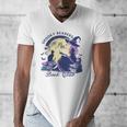 Vintage Sexy Witch Spooky Readers Book Lover Club Halloween Men's V-Neck T-Shirt