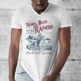 Western Book Love Cowboy Reader Bookish Bookworm Cowgirl Men's V-Neck T-Shirt