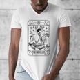 Writer Novelist Book Poetry Author Skeleton Tarot Card Men's V-Neck T-Shirt Writer Novelist Book Poetry Author Skeleton Tarot Card Men's V-Neck T-Shirt