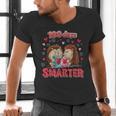 100 Days Smarter Shirt Cute Hedgehog Love Books School Tee Men's V-Neck T-Shirt