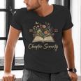 1955 Chapter Seventy 70th Birthday Wildflower Book 70 Yr Old Men's V-Neck T-Shirt