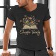 1995 Chapter Thirty 30th Birthday Wildflower Book 30 Yrs Old Men's V-Neck T-Shirt 1995 Chapter Thirty 30th Birthday Wildflower Book 30 Yrs Old Men's V-Neck T-Shirt