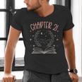 21st Birthday Women Book Lovers Chapter 21 Its My Birthday Men's V-Neck T-Shirt