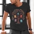 67 Days In The Books Reading Teacher 67th Day Of School Men's V-Neck T-Shirt 67 Days In The Books Reading Teacher 67th Day Of School Men's V-Neck T-Shirt