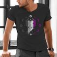 Ace Pride Book With Stars Moons And Magic Hand Men's V-Neck T-Shirt Ace Pride Book With Stars Moons And Magic Hand Men's V-Neck T-Shirt