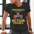 Action Figure Collector Comic Books Men's V-Neck T-Shirt Action Figure Collector Comic Books Men's V-Neck T-Shirt