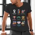 Ally Anti Trump Liberal BLM Love Is Love Banned Books Icons Men's V-Neck T-Shirt