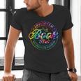 Anti Social Book Club Go Away I'm Reading Book Tie Dye Men's V-Neck T-Shirt