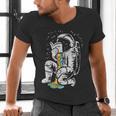 Astronaut Reading Book Space Galaxy Bookworm Men Women Kids Men's V-Neck T-Shirt Astronaut Reading Book Space Galaxy Bookworm Men Women Kids Men's V-Neck T-Shirt