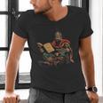 Attila The Hun Reading A Book Men's V-Neck T-Shirt Attila The Hun Reading A Book Men's V-Neck T-Shirt
