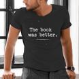 Author Typewriter The Book Was Better Men's V-Neck T-Shirt Author Typewriter The Book Was Better Men's V-Neck T-Shirt