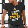 Best Book Sorter Job Occupation Men's V-Neck T-Shirt