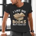 I Like Big Books And I Cannot Lie Book Reading Men's V-Neck T-Shirt