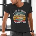 I Like Big Books Librarian Reading Teacher Book Lover Men's V-Neck T-Shirt I Like Big Books Librarian Reading Teacher Book Lover Men's V-Neck T-Shirt
