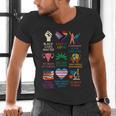 BLM Human Rights Feminism Trans Science Books LGBTQ Kindness Men's V-Neck T-Shirt BLM Human Rights Feminism Trans Science Books LGBTQ Kindness Men's V-Neck T-Shirt
