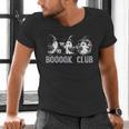Boo Ghost Books Book Club Halloween Women School Teacher Men's V-Neck T-Shirt Boo Ghost Books Book Club Halloween Women School Teacher Men's V-Neck T-Shirt