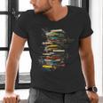 Book Abstract Art Drawing Painting Graphic Book Men's V-Neck T-Shirt