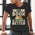 The Book Is Always Better Thriller Men's V-Neck T-Shirt The Book Is Always Better Thriller Men's V-Neck T-Shirt