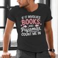 Book & Pajamas Humorous Book Lover Reading Bedtime Men's V-Neck T-Shirt Book & Pajamas Humorous Book Lover Reading Bedtime Men's V-Neck T-Shirt
