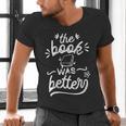The Book Was Better Reader Teacher Librarian Reading Lovers Men's V-Neck T-Shirt The Book Was Better Reader Teacher Librarian Reading Lovers Men's V-Neck T-Shirt