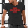Book Boyfriends Only Men's V-Neck T-Shirt Book Boyfriends Only Men's V-Neck T-Shirt