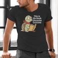 This Is My Book Character Costume Turtle Kids Reading Men's V-Neck T-Shirt This Is My Book Character Costume Turtle Kids Reading Men's V-Neck T-Shirt