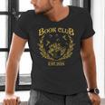 Book Club Since Reading Club EST 2024 Book Lover Social Club Men's V-Neck T-Shirt